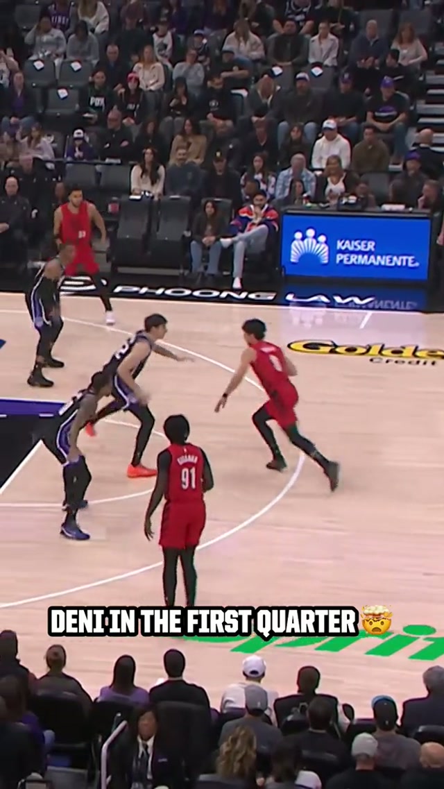 Deni makes his return to the court and drops 15pts in the first quarter 🤯 A career-high for 1Q PTS from Deni! #deniavdija #NBA #trailblazers #basketball #portland 