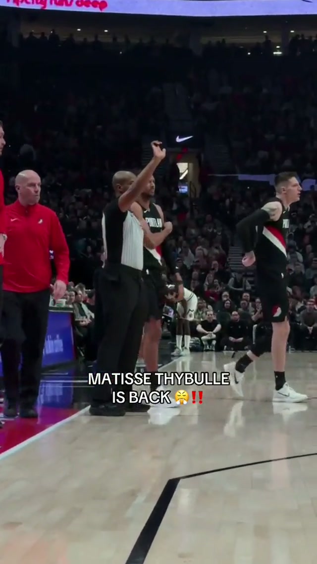 the court missed you tisse!! #matissethybulle #trailblazers #NBA #basketball #portland 