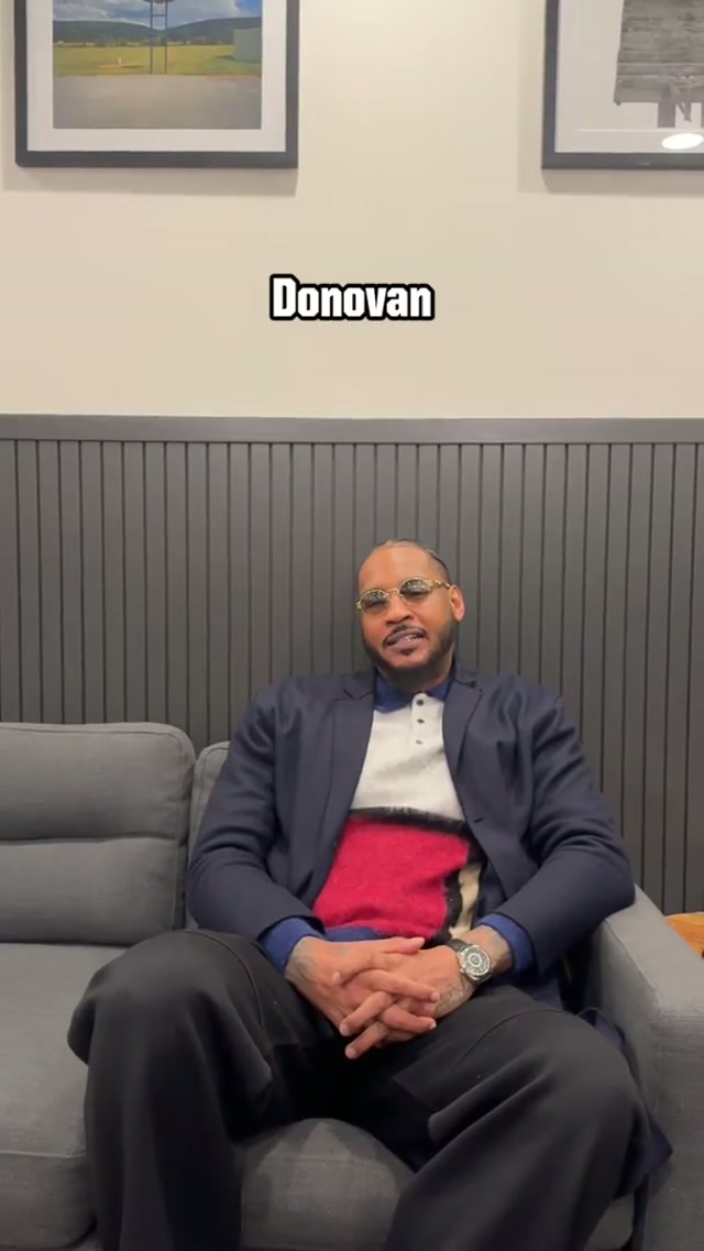 REAL RECOGNIZE REAL 🤝

Melo shares his love for Donovan’s game after coaching him in Rising Stars 🫡

#carmeloanthony #donovanclingan #nba #trailblazers #uconn 