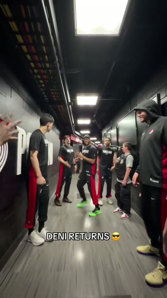 DENI IS AVAILABLE TO PLAY TONIGHT! #deniavdija #NBA #suiiiiiiiiiiiiiii #trailblazers #basketball 