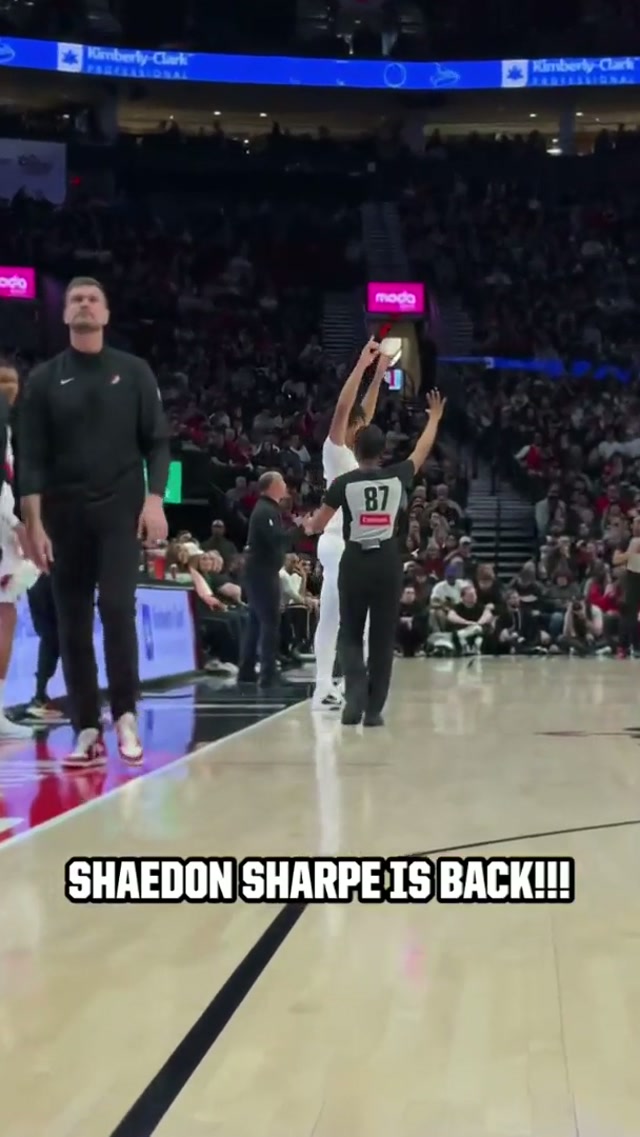 WELCOME BACK, 17 🥹

#shaedonsharpe #nba #basketball #trailblazers #pdx 