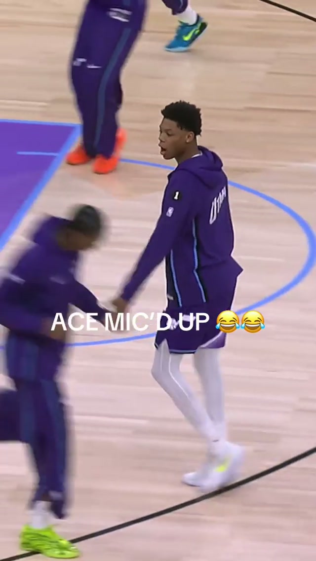 “gotta wipe my tears” 😂 #NBA #UtahJazz #AceBailey
