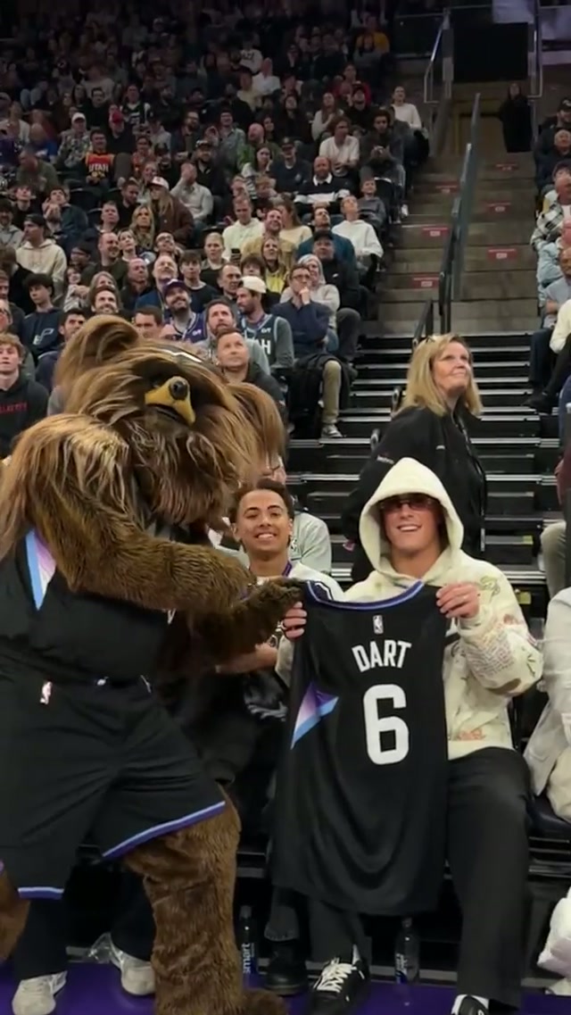 Season two 🔜 for Utah native and @nygiants QB Jaxson Dart #nba #jazz #nuggets @nfl