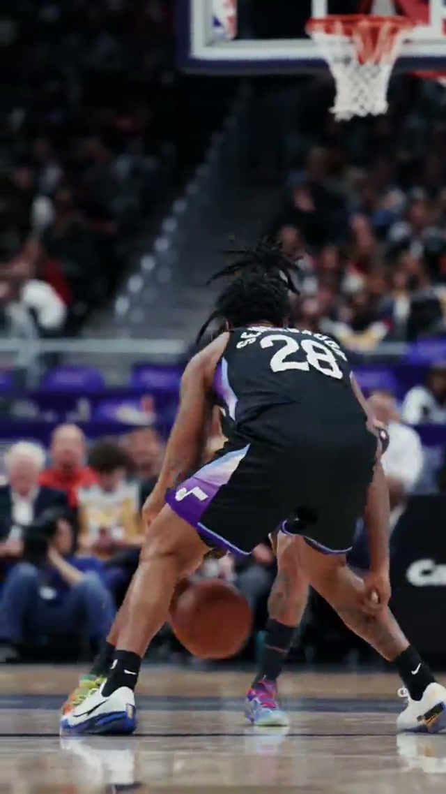 chef's kiss of a three for Brice 🤌 #nba #jazz #highlights