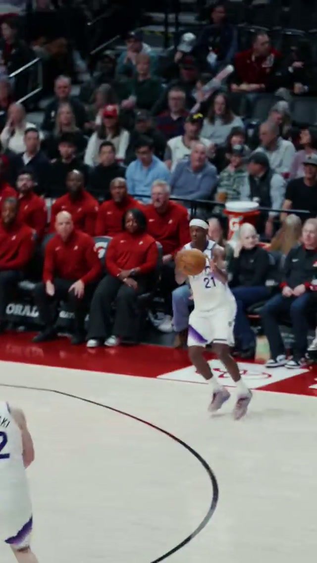 welcome to the league, Bez Mbeng 👏 #nba #jazz #highlights #blazers #debut