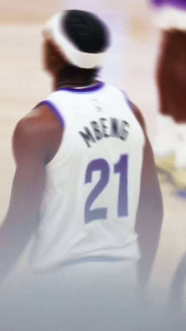 Bez becomes the first Jazz rookie to drop a triple-double since Mark Eaton in 1983 😳💜 #utahjazz #bezmbeng #yale #nbahighlights #tripledouble 