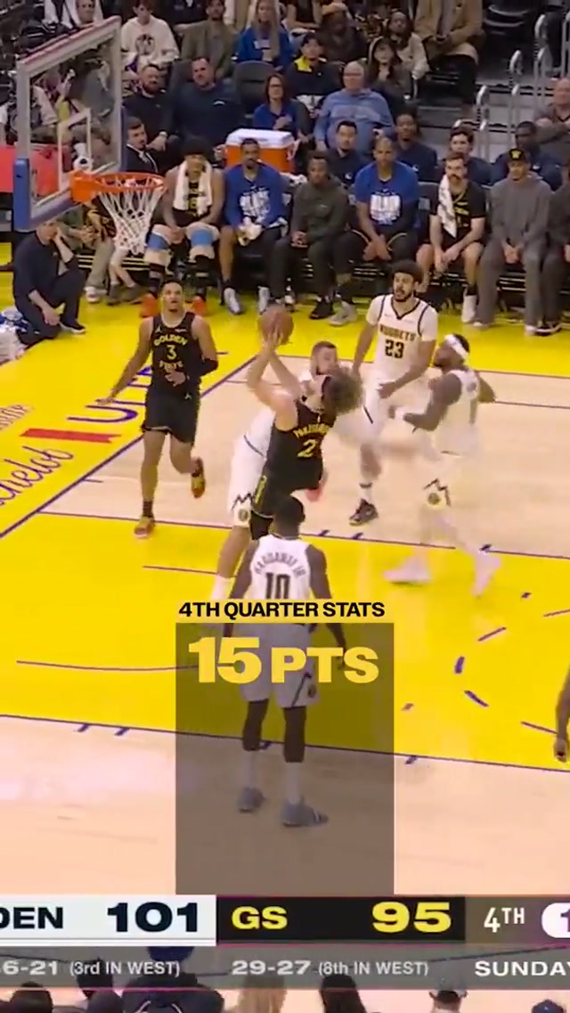 Brandin Podziemski took over in the 4th🔥🔥🔥 

#nba #clutch