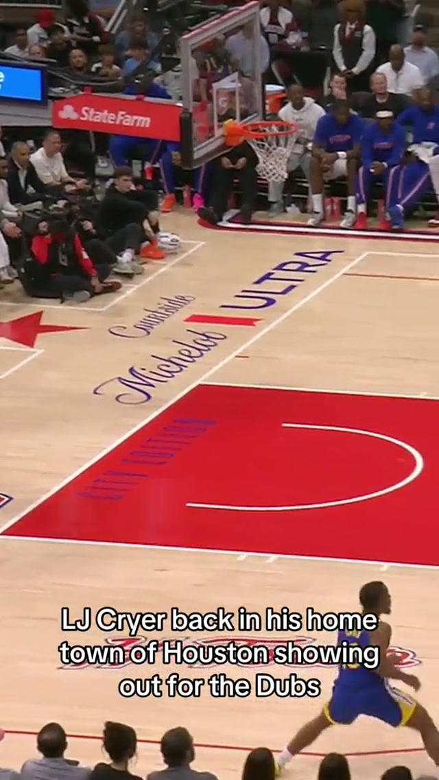 Houston homecoming for #LJCryer 

#nba #houstonbasketball #dubs 