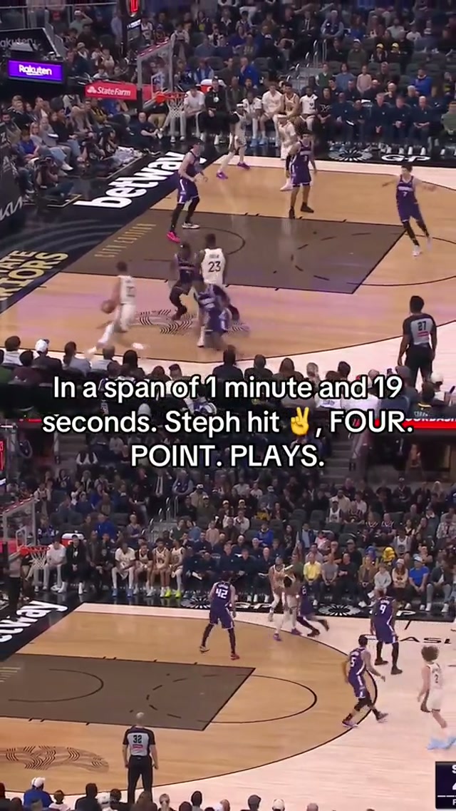 Four point plays on 🔁 

#nba #how #stephencurry 