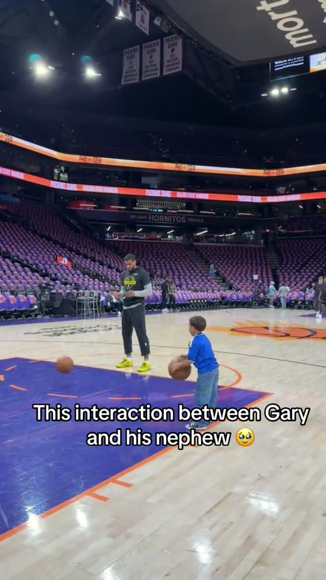 GPII’s nephew coming through with the assist #basketball #funny #nba 