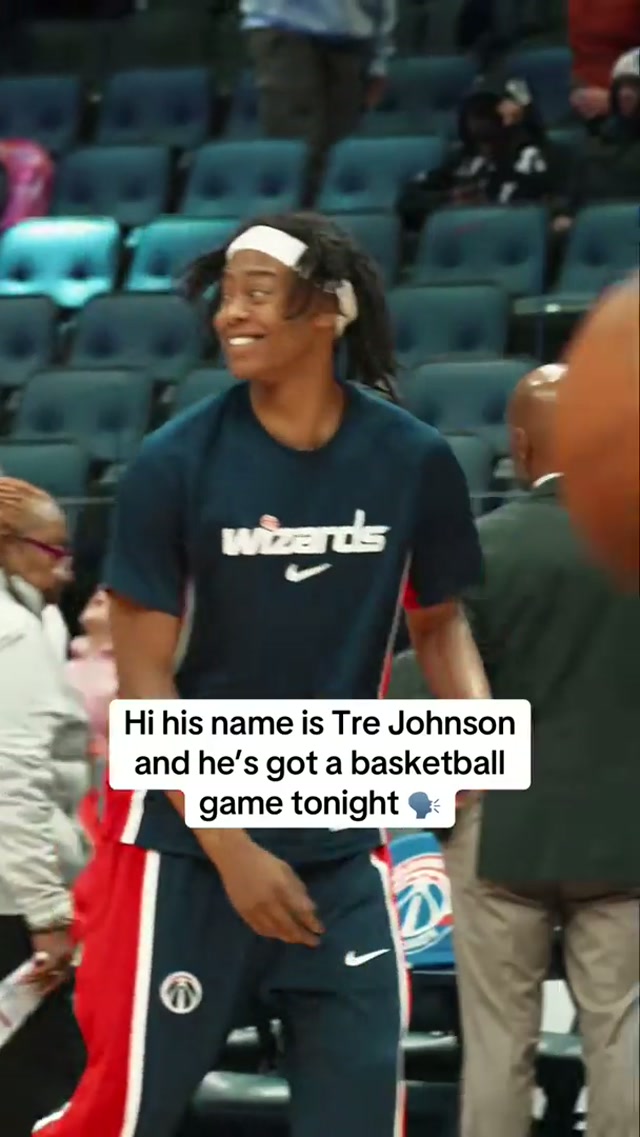 ICYMI, Tre Johnson plays basketball tonight! #vine #washingtonwizards #rookie #nba 