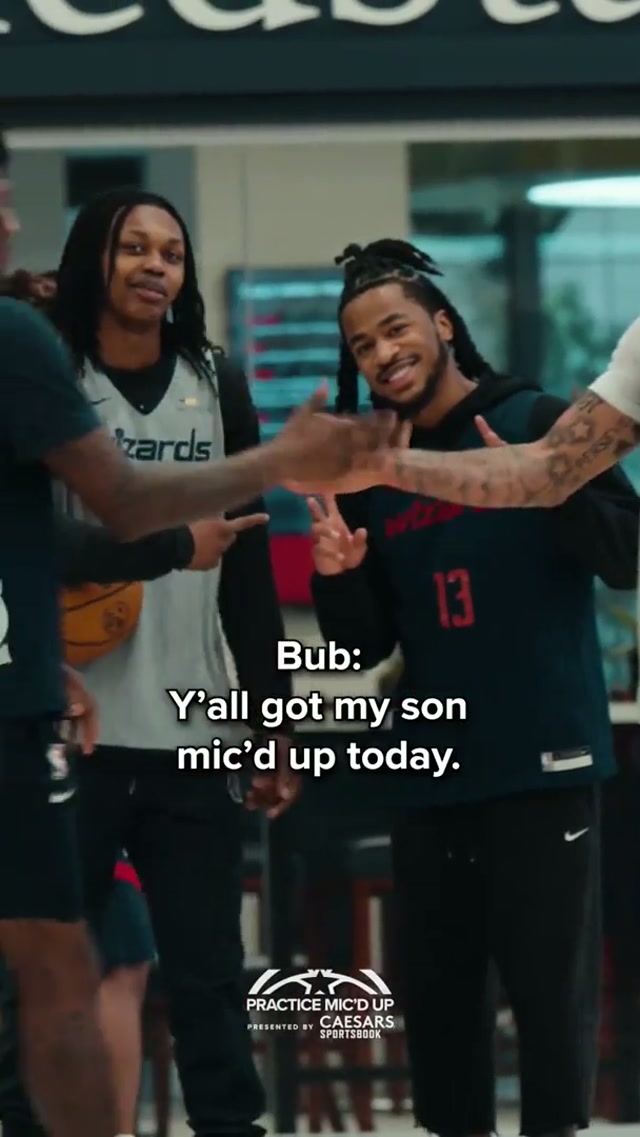 Sharife's mic'd up 🎤 watch him work 👀 #washingtonwizards #nba #micdup #bts #sharifecooper @sharife.cooper2 