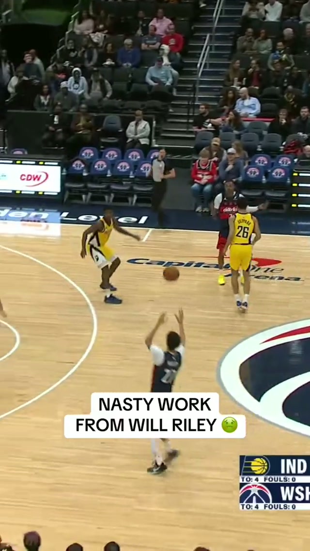 WILL THREW THAT DOWN 😤 #washingtonwizards #dunk #highlights #nba #willriley 