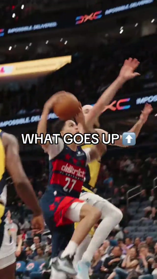 WHAT GOES UP MUST COME DOWN 😤 #highlights #washingtonwizards #edit #willriley #nba @Will Riley 