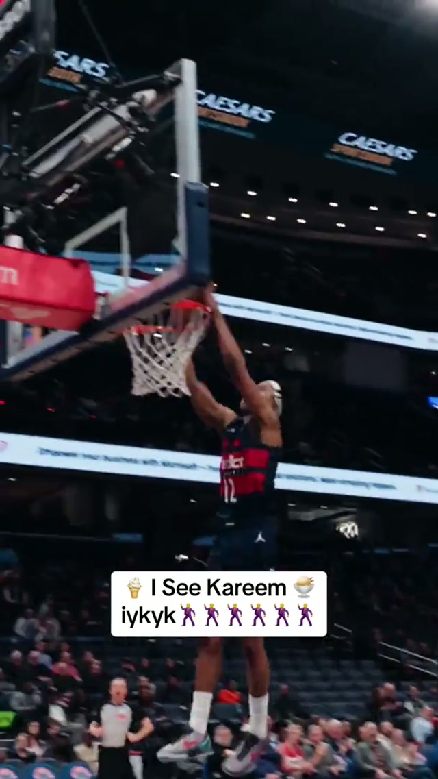 I SEE KAREEM 🍦#icecream #iseekareem #dunk #washingtonwizards 