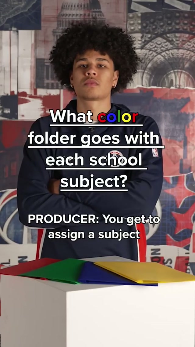 Everyone knows that your Science folder in school is green and you can't change our minds on that 📗 #washingtonwizards #qotd #teachersoftiktok #subject #colors 