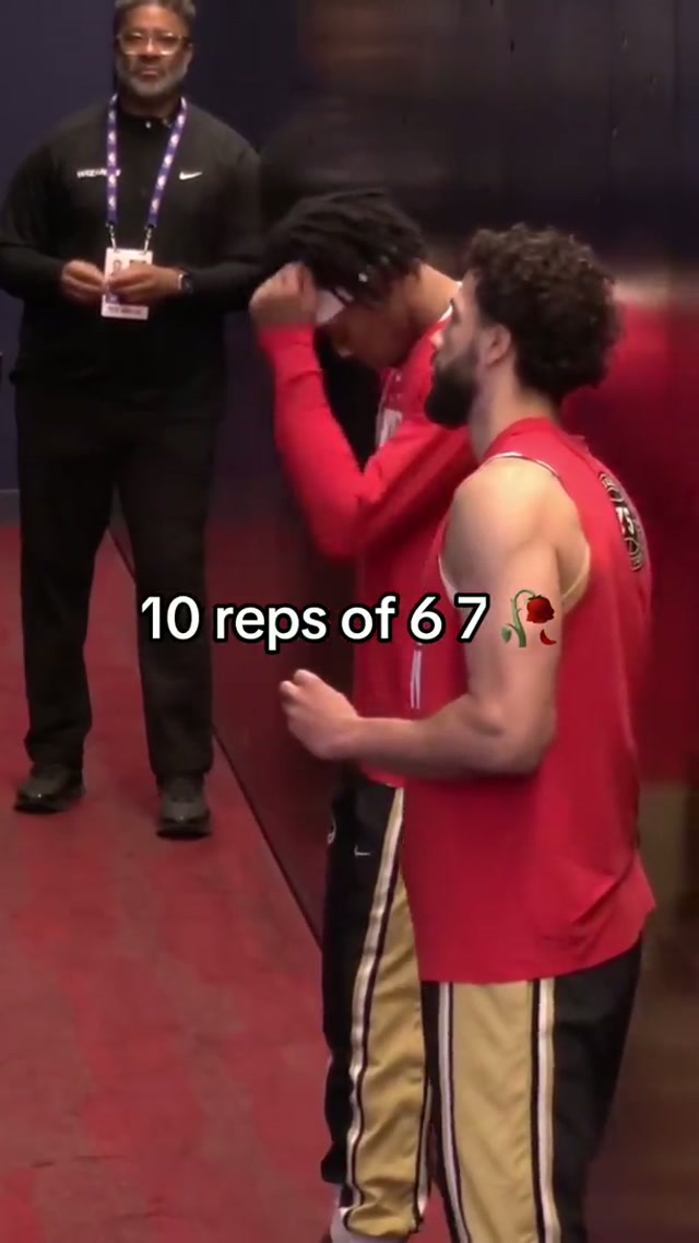 Guess you gotta get those pregame 6 7 reps in  #67 #bilalcoulibaly #washingtonwizards #basketball 