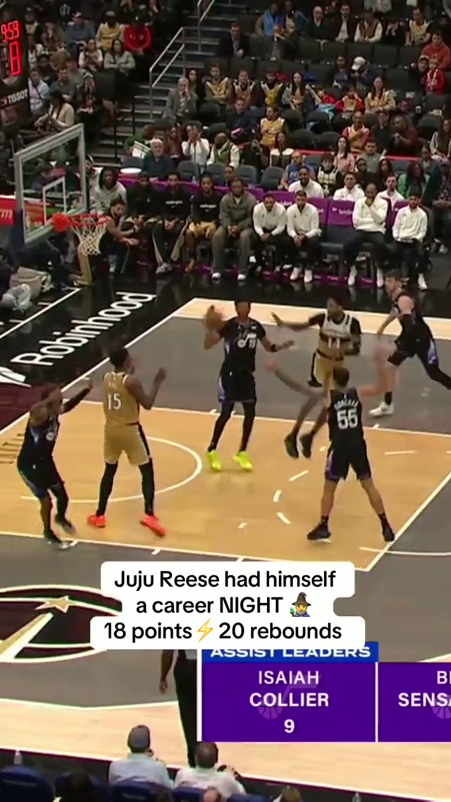Juju has himself a NIGHT 🧙‍♂️ #washingtonwizards #jujureese #careerhigh #nba #doubledouble 