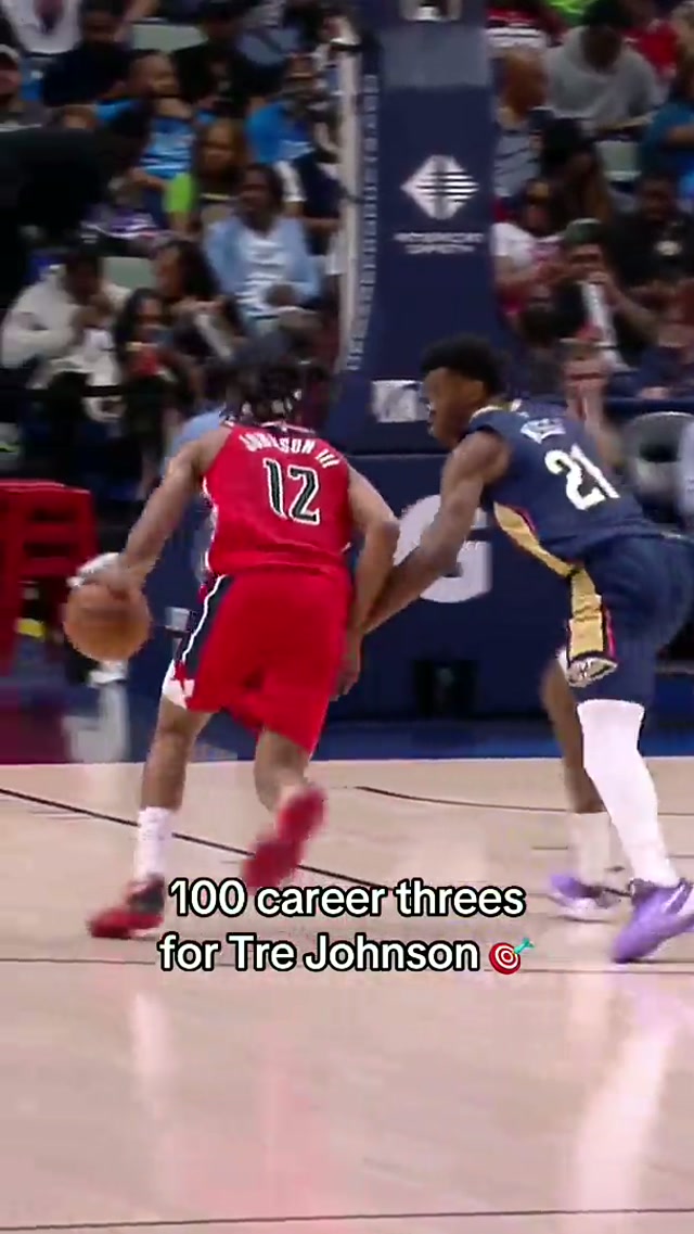 Eyeball sandwich 🥪#washingtonwizards #milestone #threepointer #nba #highlight 
