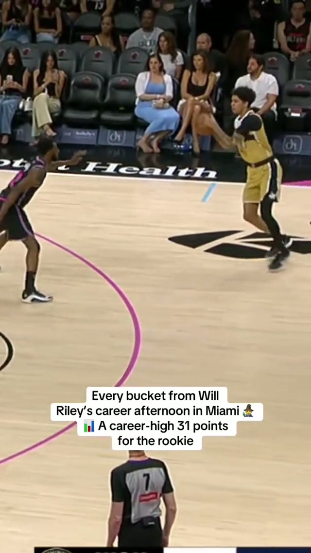 Willy J was BALLIN’ this afternoon 🧙‍♂️ #washingtonwizards #highlights #nba #willriley #miamiheat @Will Riley 