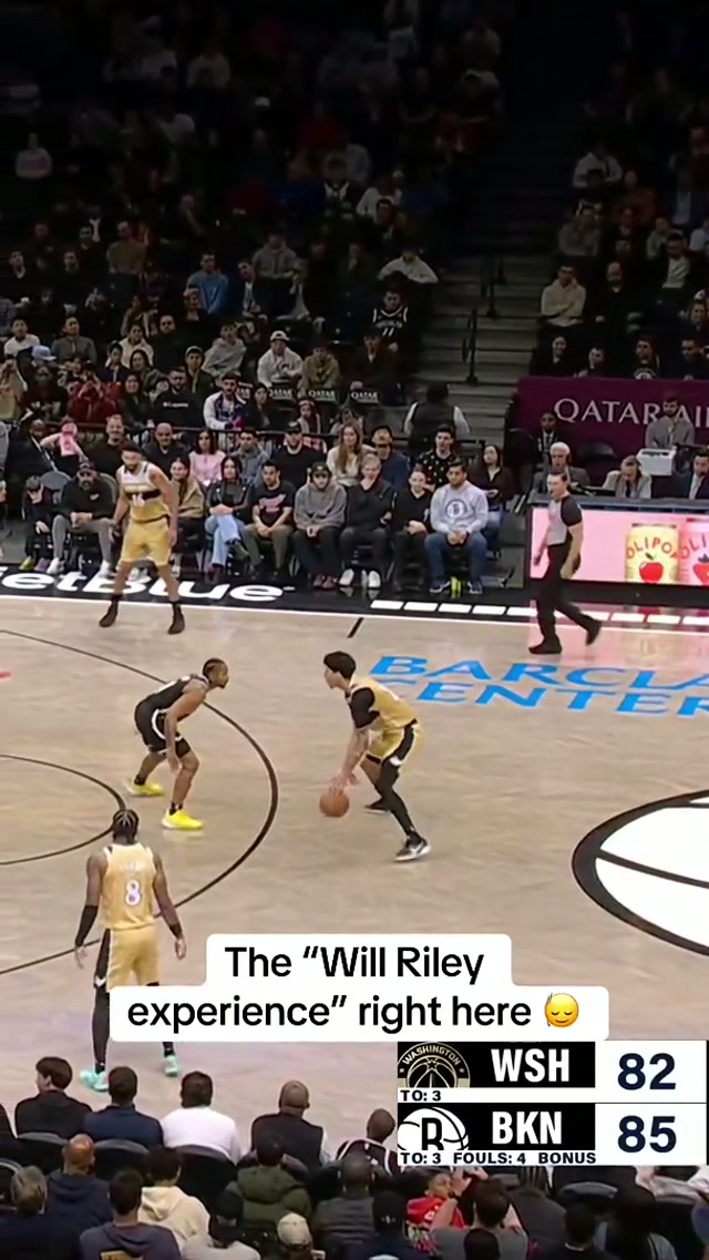 Will Riley at the BUZZER to close out the third quarter 🚨#buzzerbeater #washingtonwizards #highlights #nba #brooklynnets 