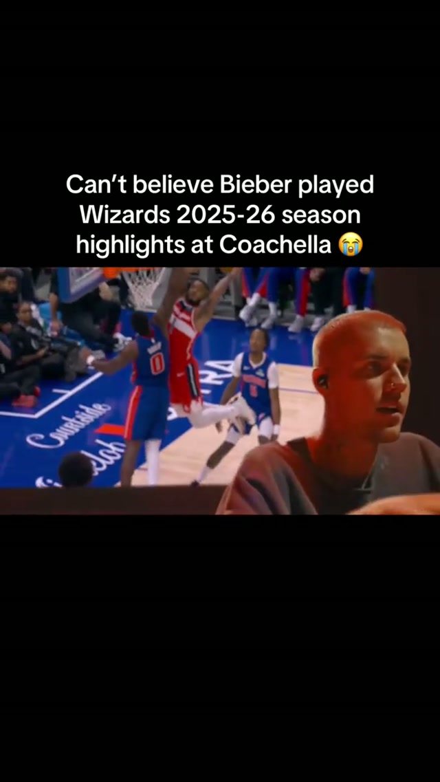 Bieberchella was a MOVIE 🍿 #bieberchella #washingtonwizards #justinbieber #highlights #coachella 