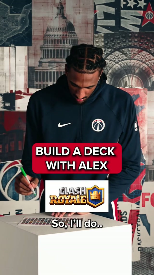 Adding “wood that rolls” to our @Clash Royale deck 🪵 #washingtonwizards #alexsarr #clashroyale #clashroyalememes #clashofclans 