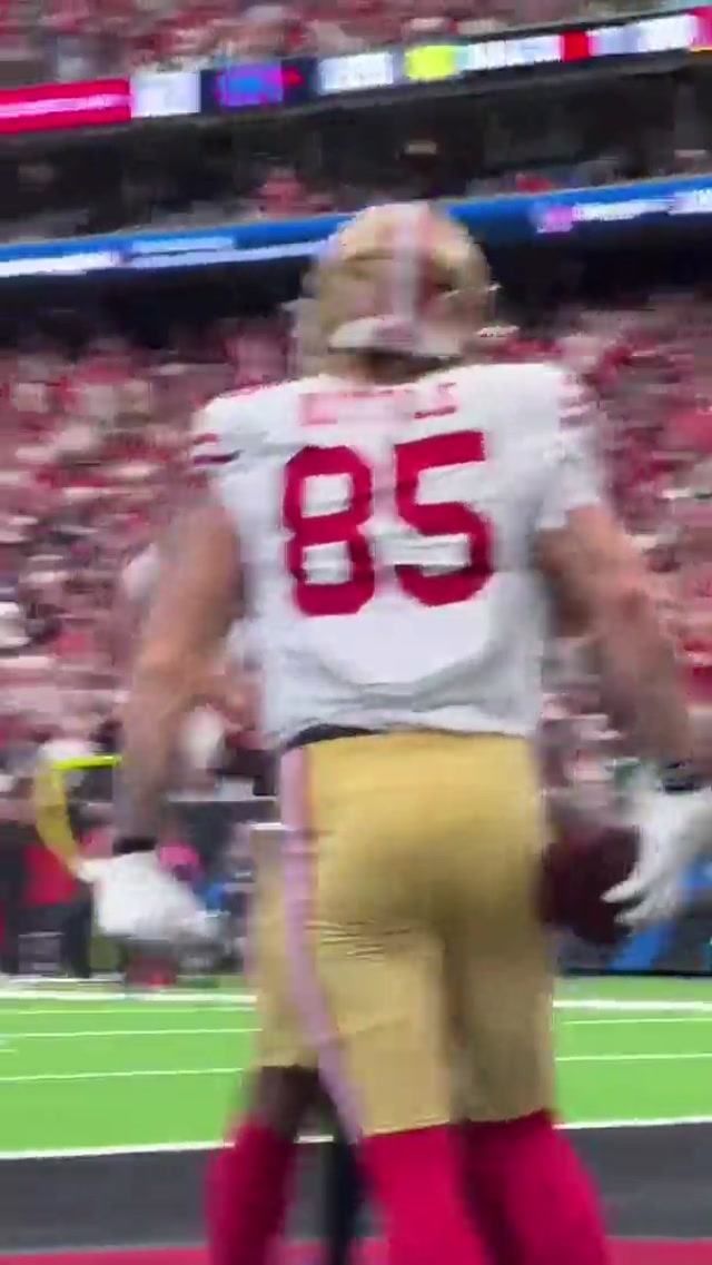 HAPPY NATIONAL TIGHT END’S DAY 💥 #NFL #49ers #georgekittle #touchdown