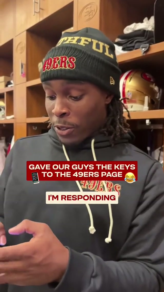 Let em hit send 💬 #nfl #49ers #instagram #reply 