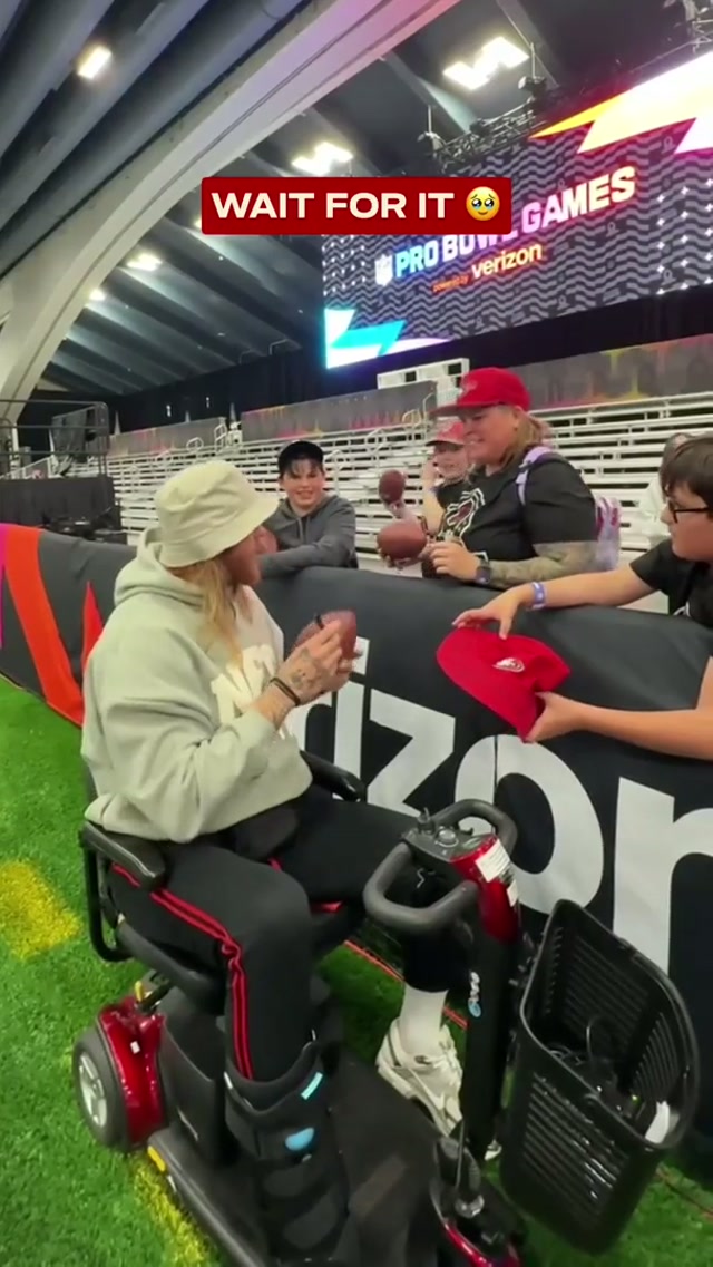 Truly The People’s Tight End 🥹 #nfl #49ers #georgekittle #wholesome #autograph 