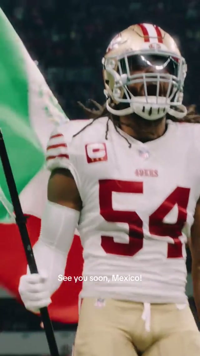 Next stop on our world tour 🇲🇽 #49ers #mexico #international  #nfl 