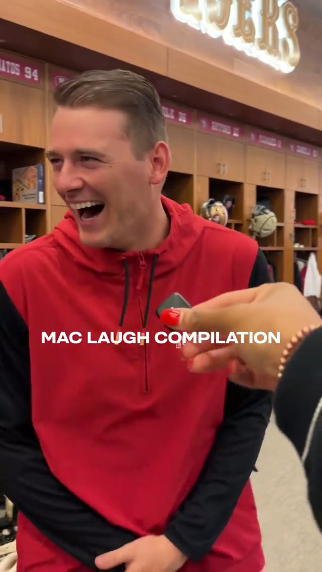 The laugh heard around the League 😂#49ers #nfl #football #macjones #laughing