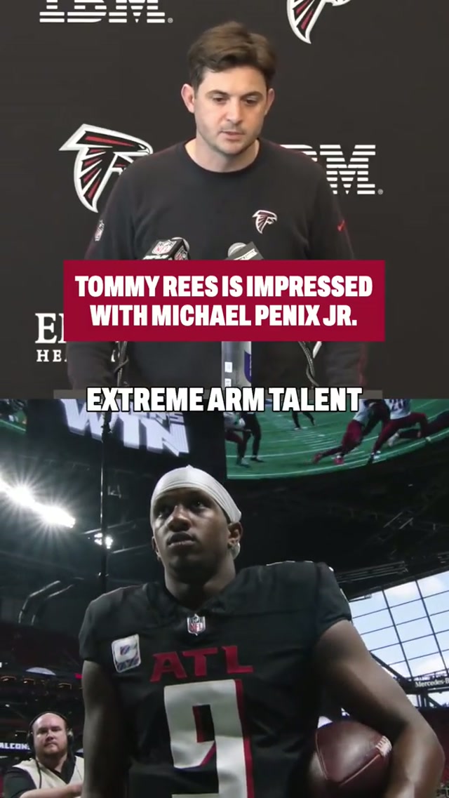 Tommy Rees 🤝 Michael Penix Jr. 

#football #atlantafalcons #nfl #atlanta #footballtiktok 