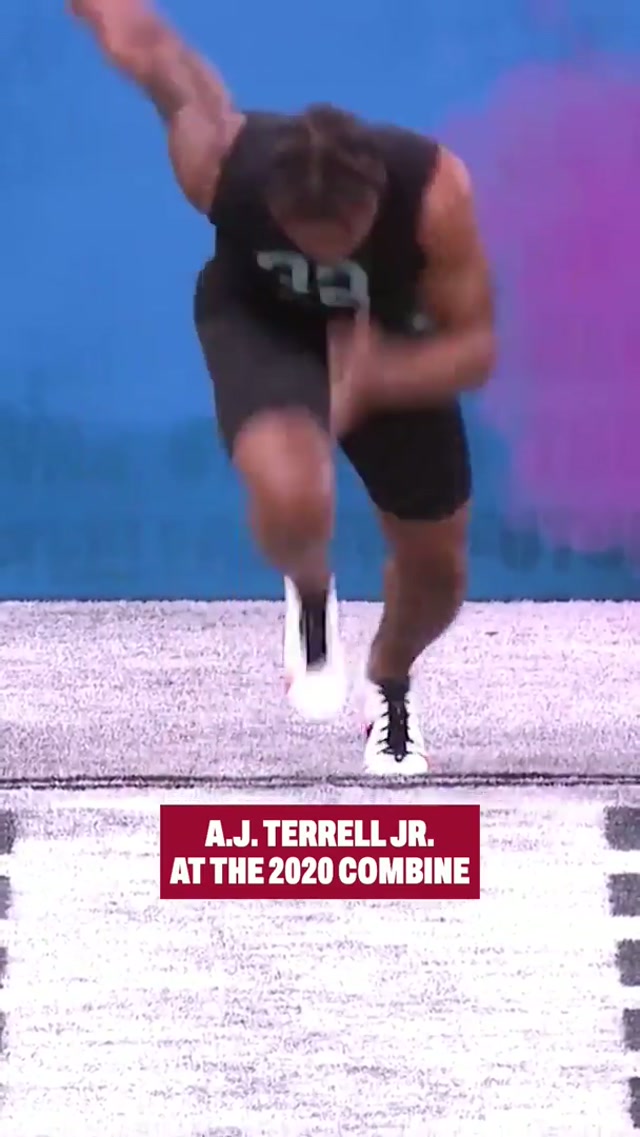 A.J. CRUSHED his 2020 NFL combine workout 😮‍💨

#atlantafalcons #footballtiktok #nfl #atlanta #sports 