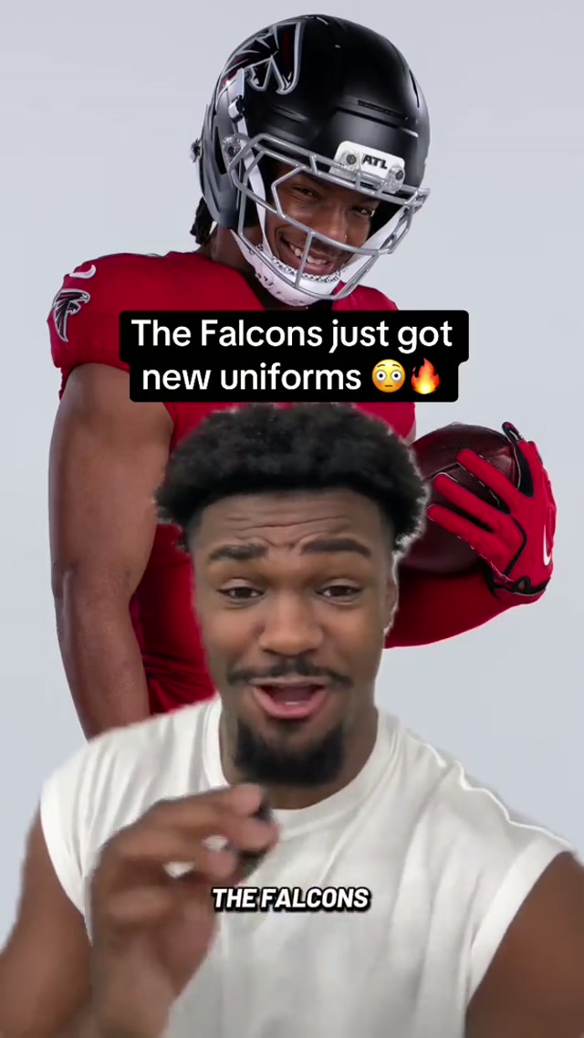 New unis 🔥 #greenscreen #atlantafalcons #nflfootball #uniform #atlanta 