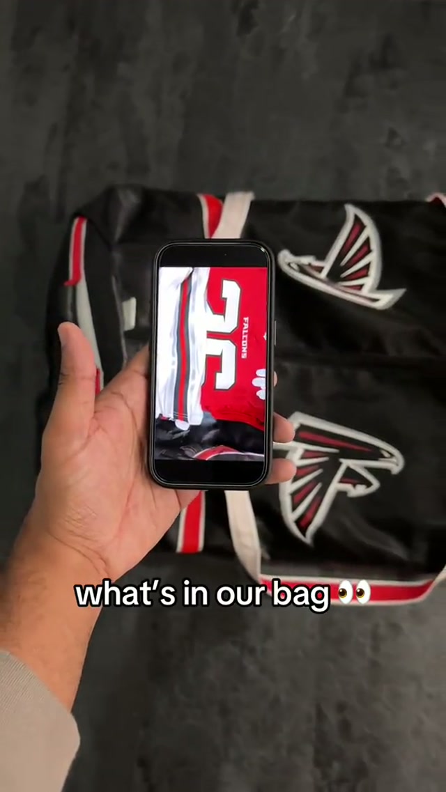 Bags packed for the season👌#atlantafalcons #nflfootball #uniform #atlanta #nfl 