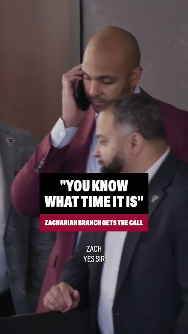 It’s that time, ZB 🔥 #nfl #nfldraft #phone #call #atlanta 