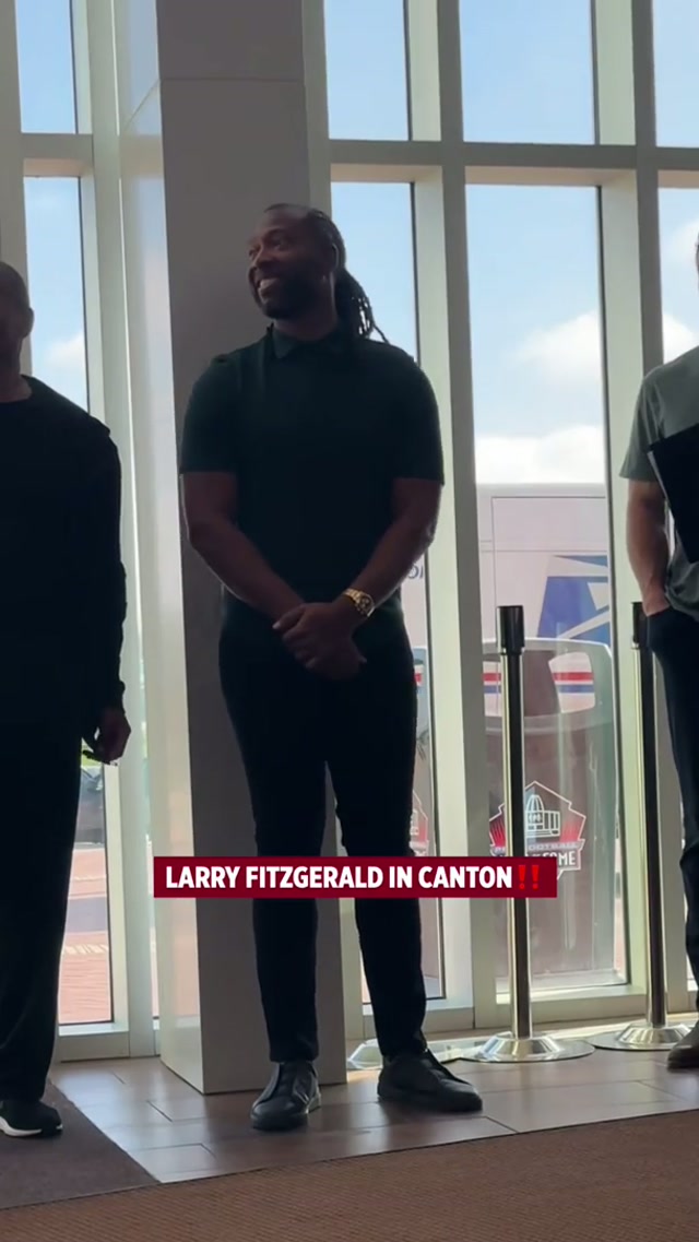 Earned. 

 #halloffame #larryfitzgareld #BirdGang 