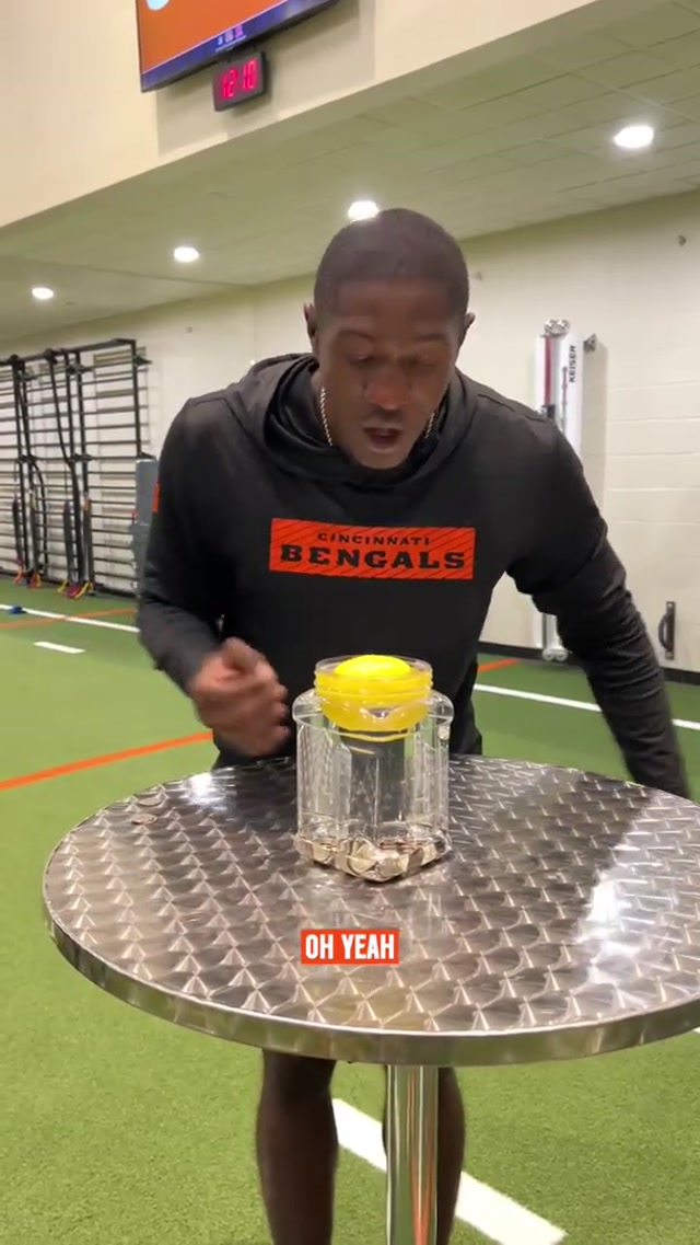 It’s physics. #nfl #bengals #challenge