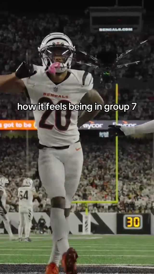 Yeah we’re like that 😤 #group7 #bengals #nfl #celly