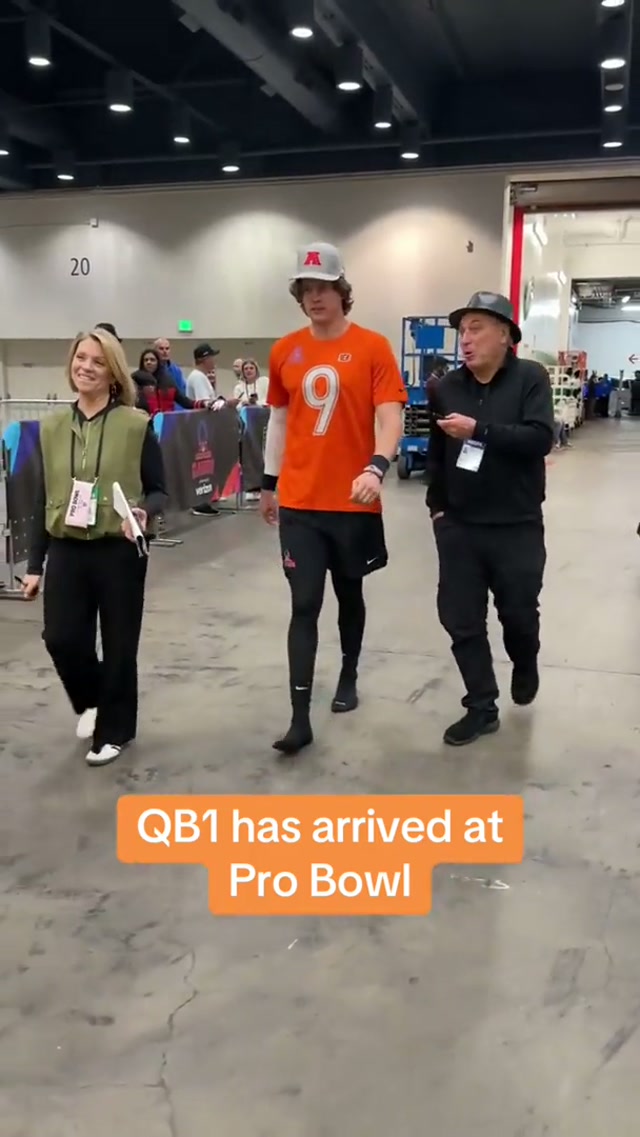 Pro Joe has arrived. #bengals #nfl #probowl 