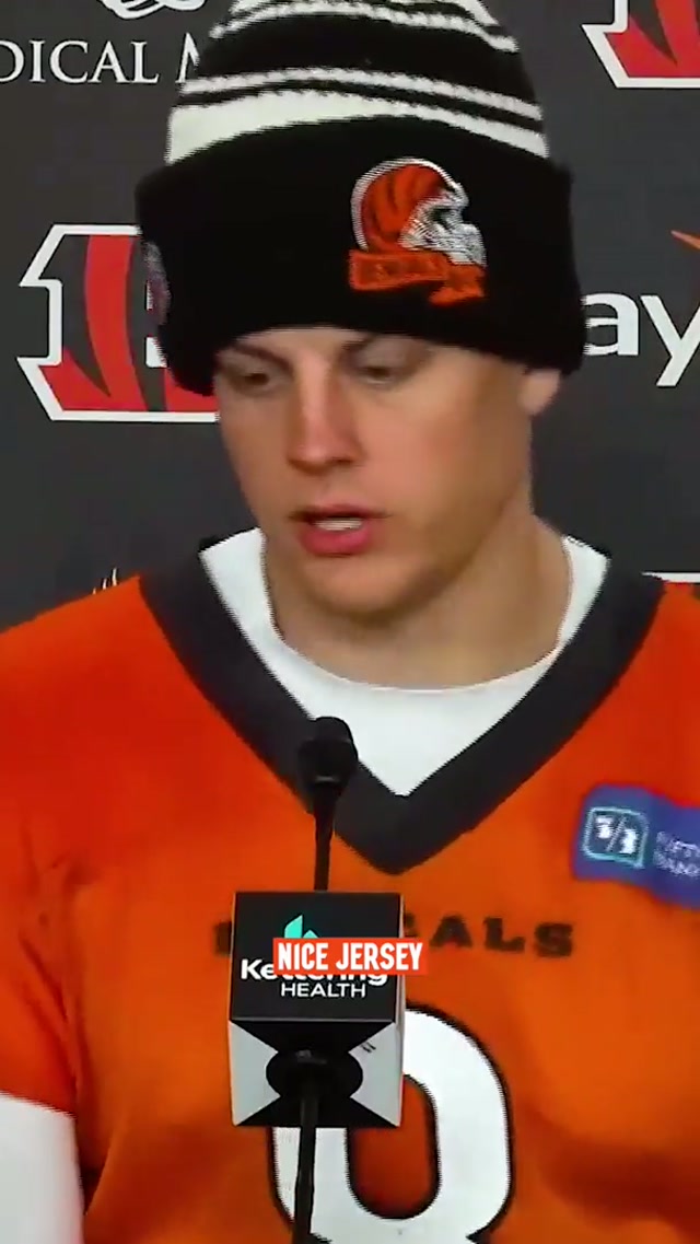 It’s Joe appreciation day. Kinda. 

#nfl #bengals 