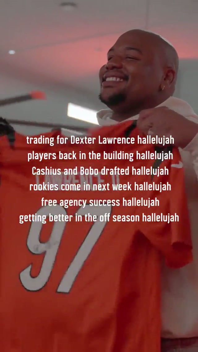 Bengals hallelujah. 