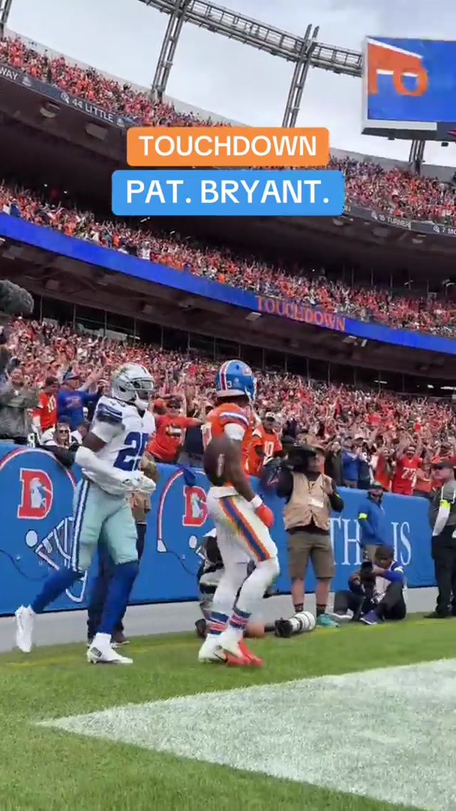 First TD for the rook 🫡
#patbryant #denverbroncos #nfl #td #celly