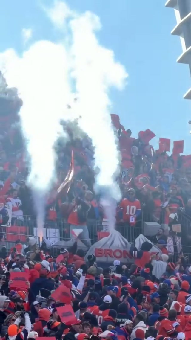 #BroncosCountry showed out for the Divisional Round 🗣️ 

#broncos #fans #nfl #playoffs