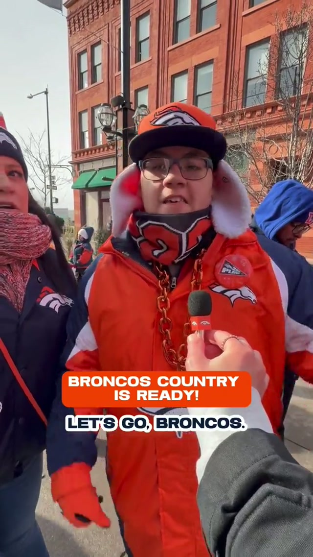 #BroncosCountry is ready for the AFC Championship Game! 🗣️

#afc #championship #denver #broncos 