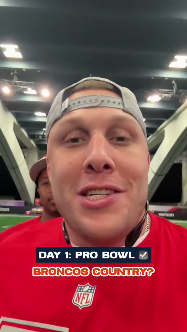 Checking in from Day 1 of the #ProBowlGames 🤩 

#probowl #broncos #nfl #games