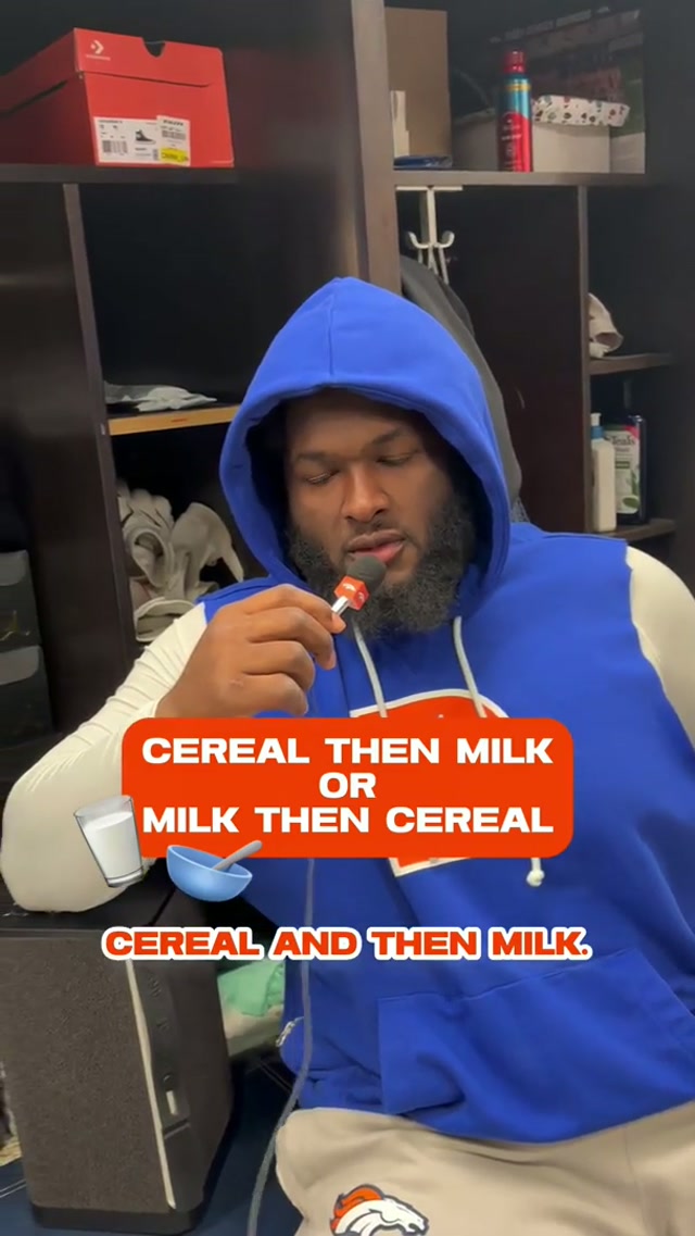 Thoughts on soggy cereal 🤔

#broncos #cereal #milk #nfl 