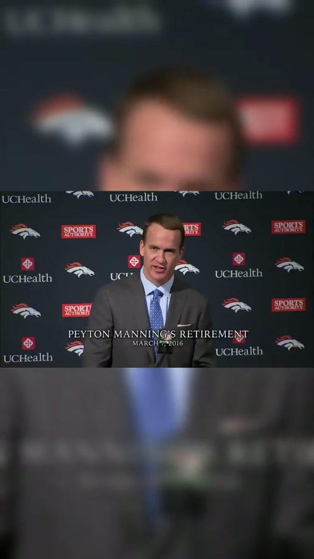 “After 18 years, it’s time.”  

On this day ten years ago, Peyton Manning’s #ProFootballHOF career came to an end. 🥹

#peyton #manning #broncos #throwback 
