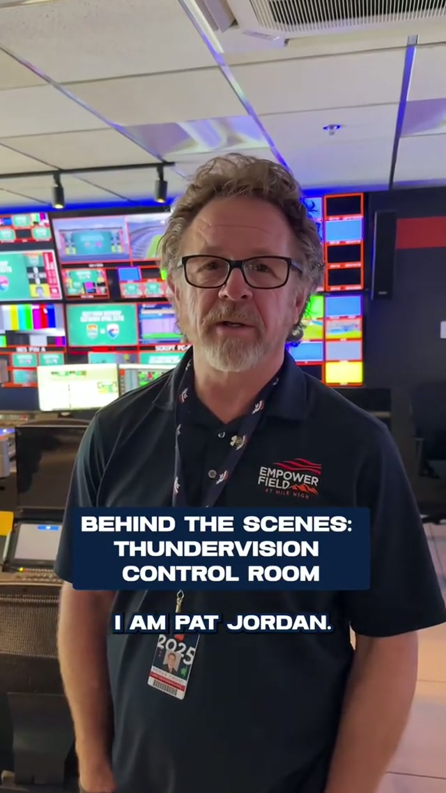 Empower Field at Mile High has the tallest scoreboard in the #NFL 🔥 A 👀 at how the ThunderVision control room operates. 

#broncos #bts #controlroom #explained 